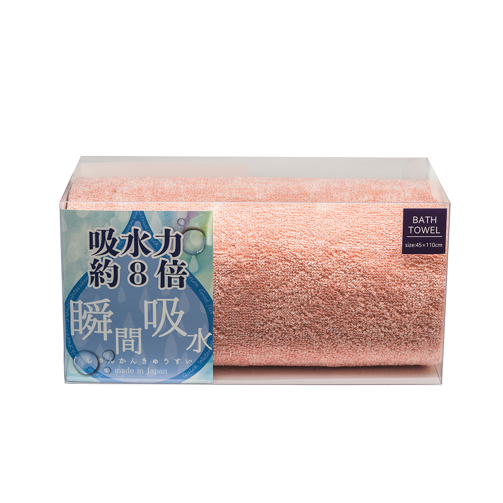 JOGAN日本成願毛巾 瞬間吸水系列 浴巾 珊瑚粉